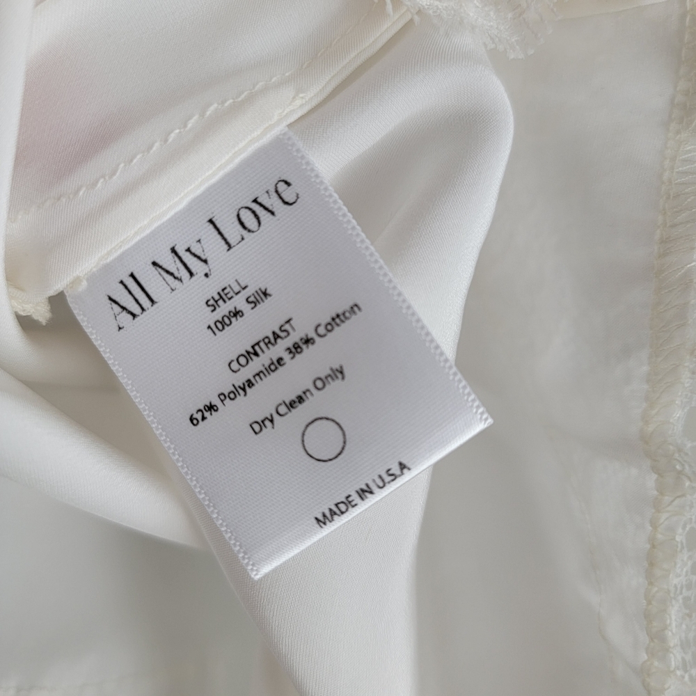 All My Love Madison Silk Skirt size S NWT - Picture 7 of 8